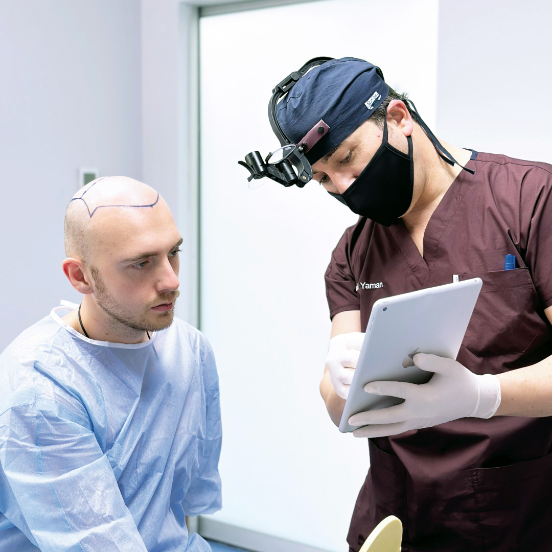 Doctor involvement in hair transplant surgery